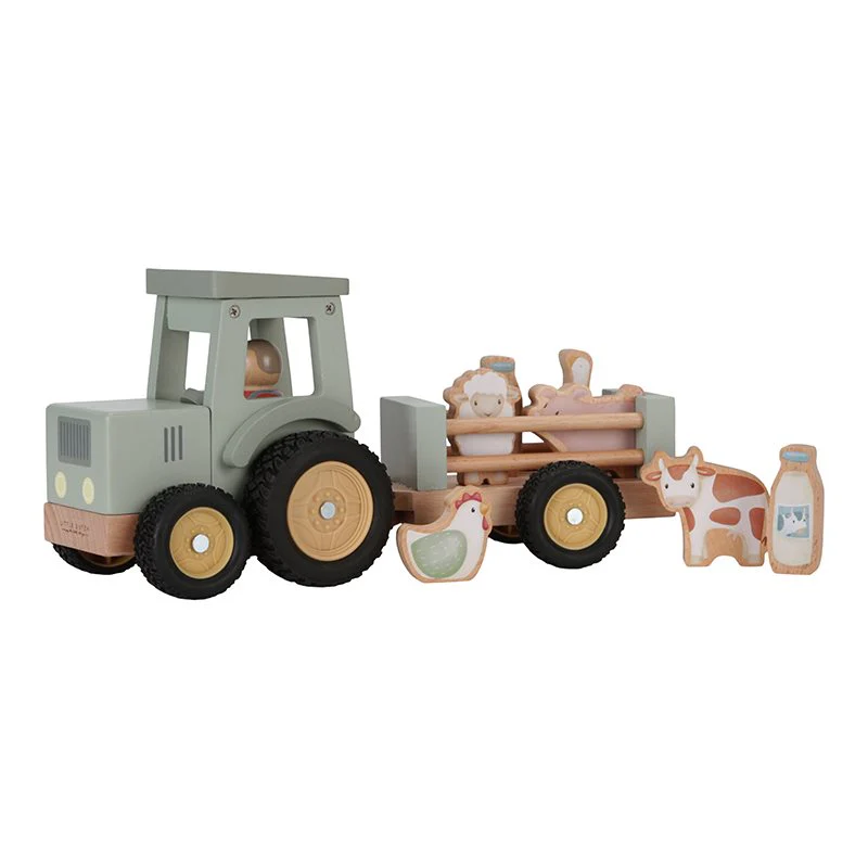 Tracteur avec remorque