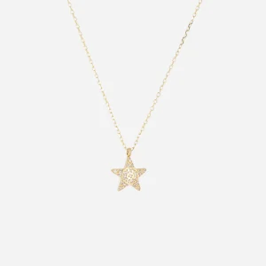Collier acier doré Caelyne, Zag