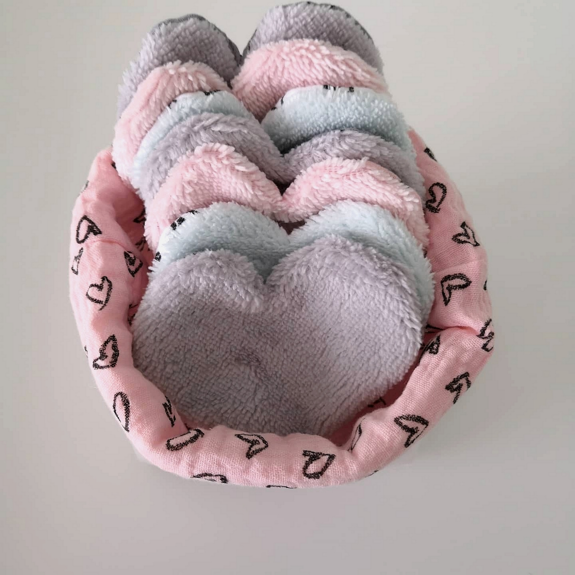 Coeurs démaquillants et leur panier – Image 2