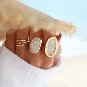 Bague Vitoria Nacre, Leo Sedim, Plusieurs tailles