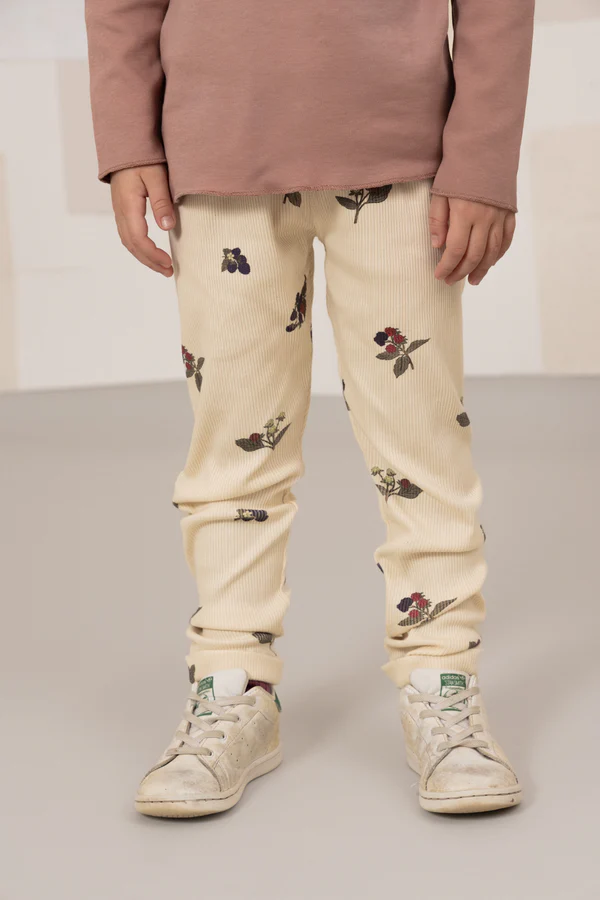 Legging enfant écru motif mûres – Studio Bohème – Image 2