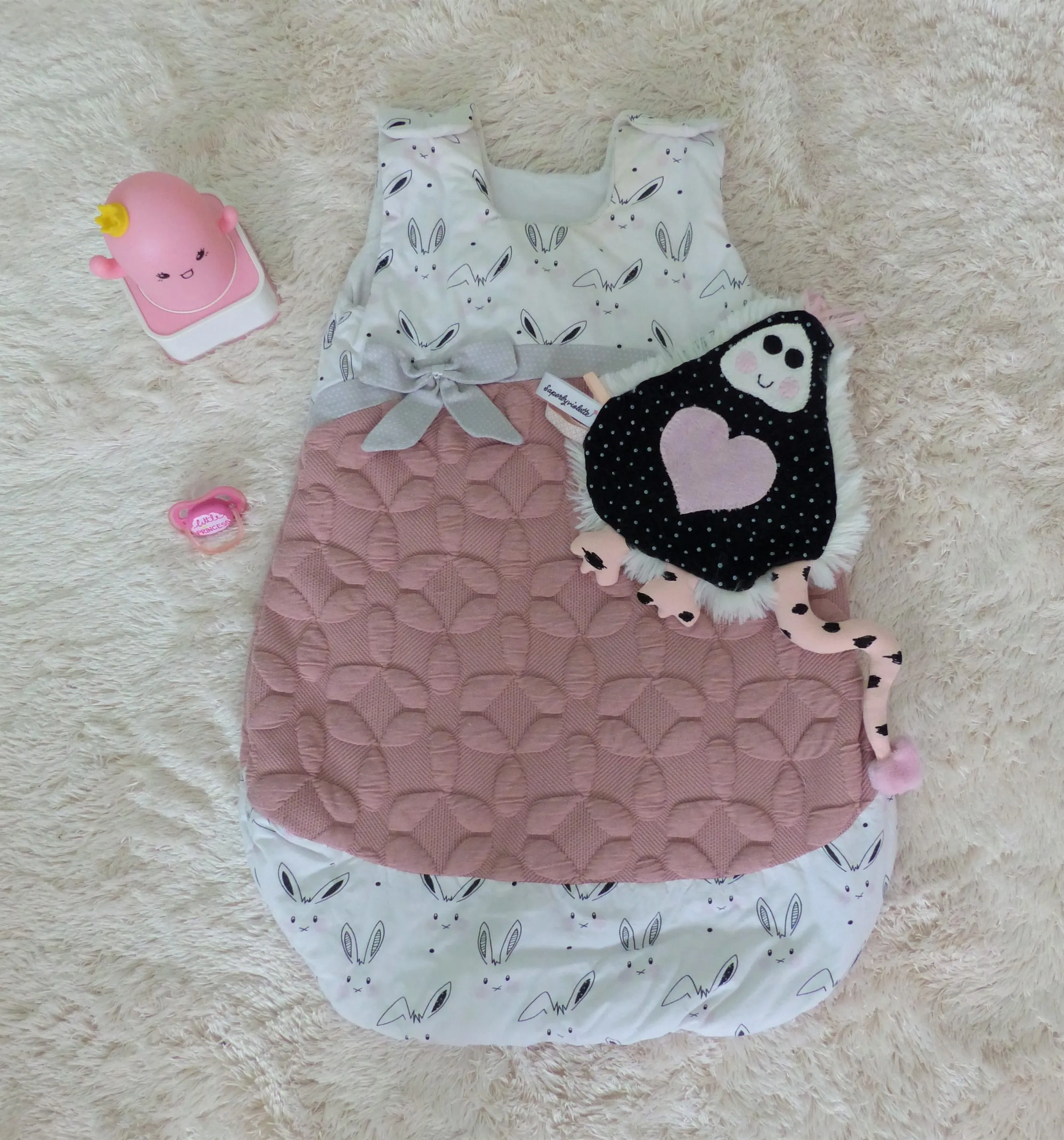 Doudou “Miss Papouillou” raplapla, personnalisable – Image 9