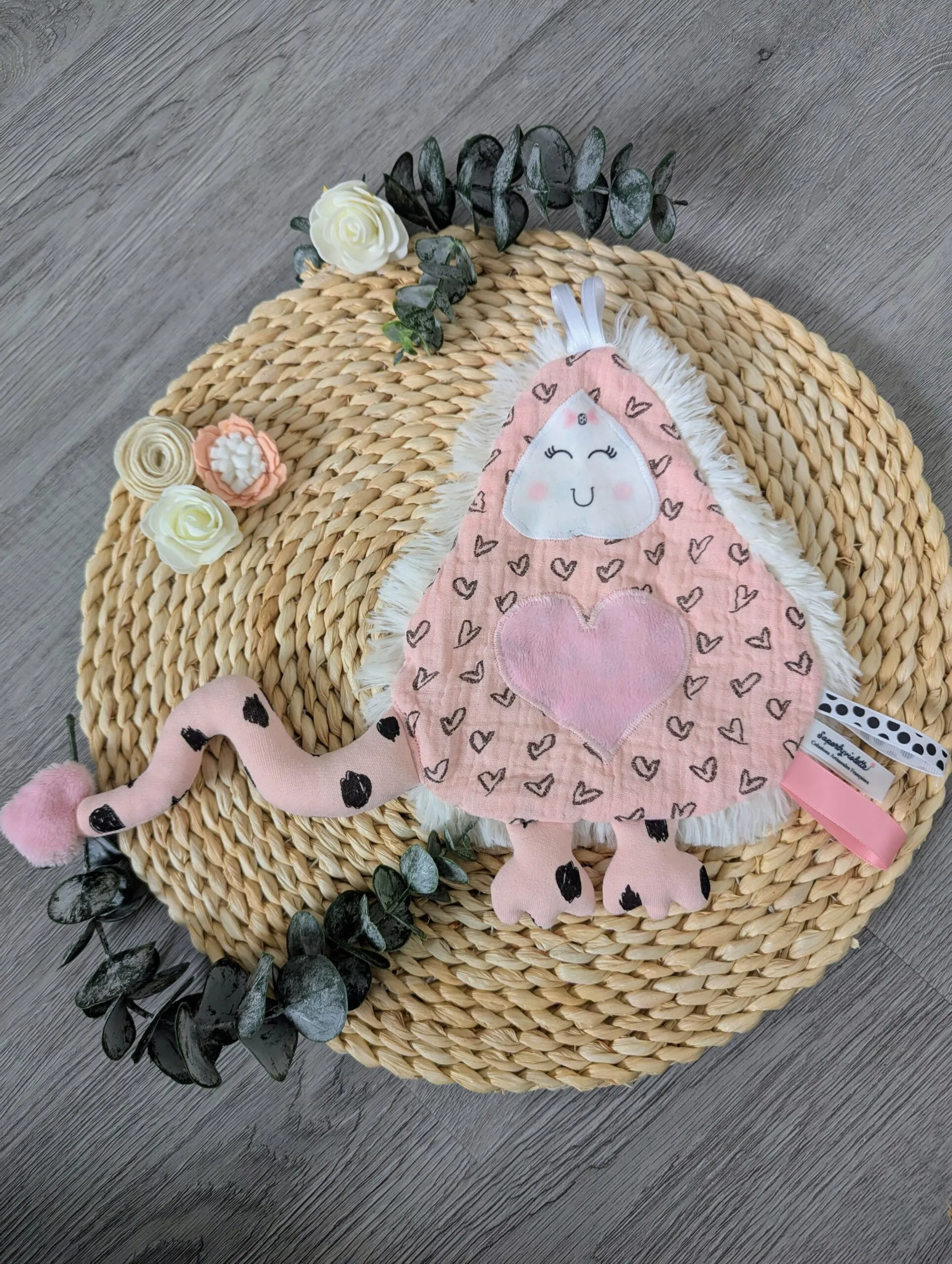 Doudou “Miss Papouillou” raplapla, nouvelle version en stock