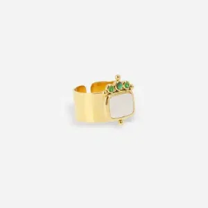 Bague Elisabeth Acier Doré, Zag