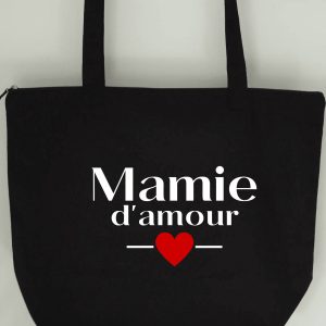 Tote bag mamie d&rsquo;amour