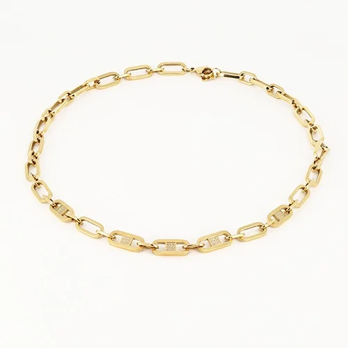 Collier Délia Acier Doré, Zag